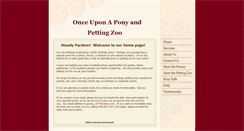 Desktop Screenshot of onceuponapony.info